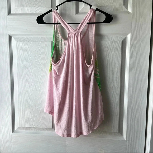 Lilly Pulitzer Pink Cordelia Tropical Gone Coconuts Tank Small - Picture 5 of 5